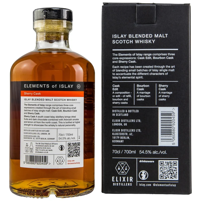 ELEMENTS OF ISLAY - Sherry Cask - 54,5% Vol.