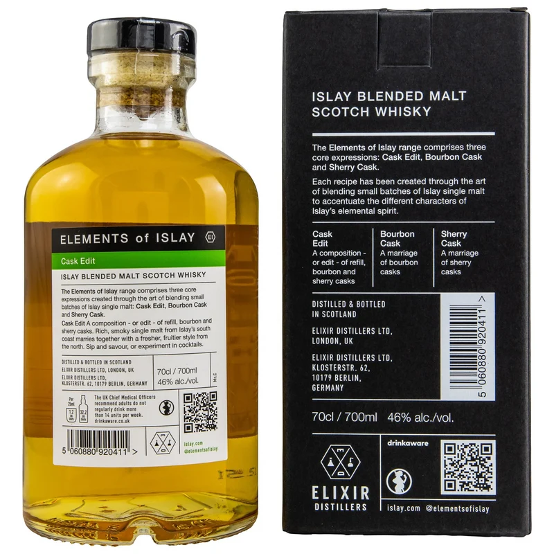 ELEMENTS OF ISLAY - Cask Edit - 46% Vol.