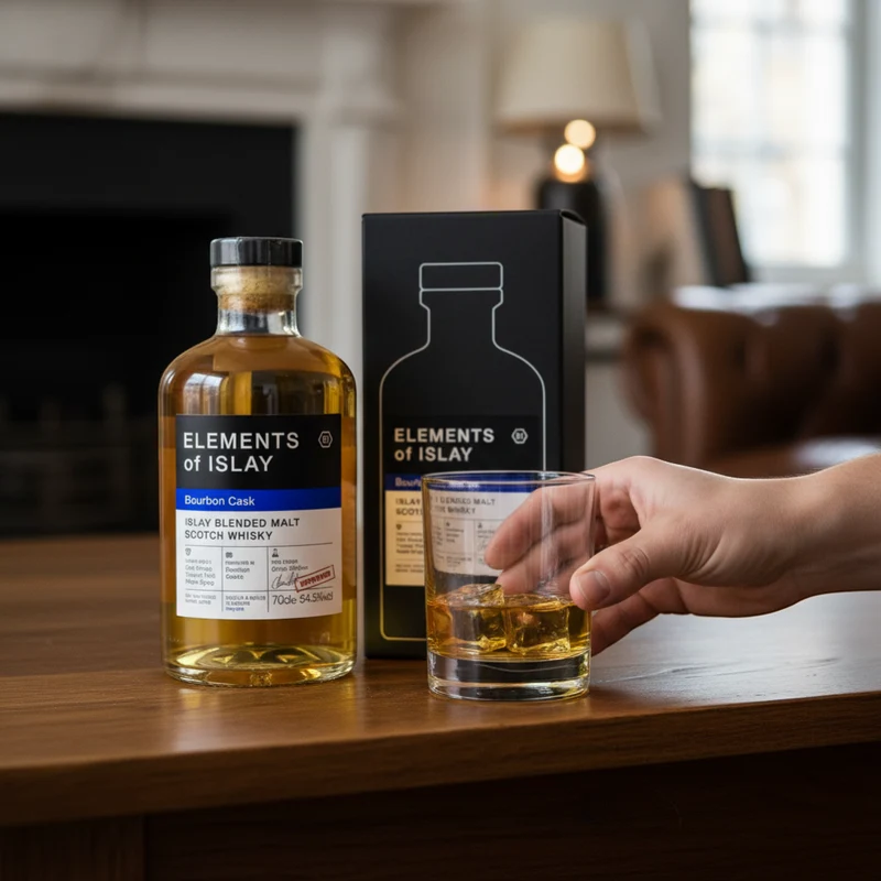 ELEMENTS OF ISLAY - Bourbon Cask - 54,5% Vol.