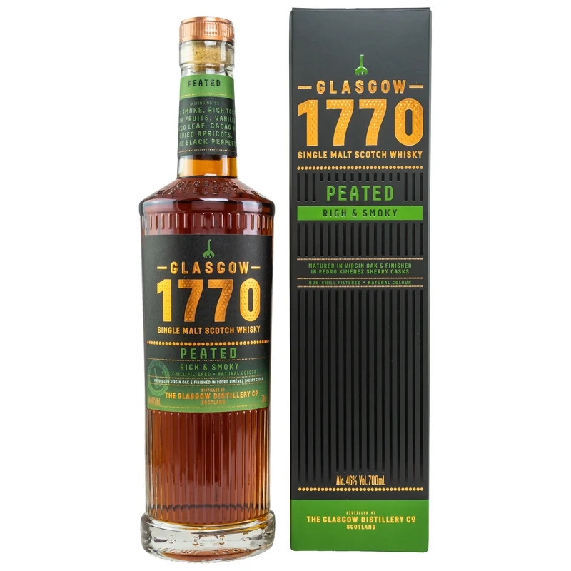 1770 GLASGOW - Single Malt Scotch Whisky Rich & Smoky - 46% Vol.
