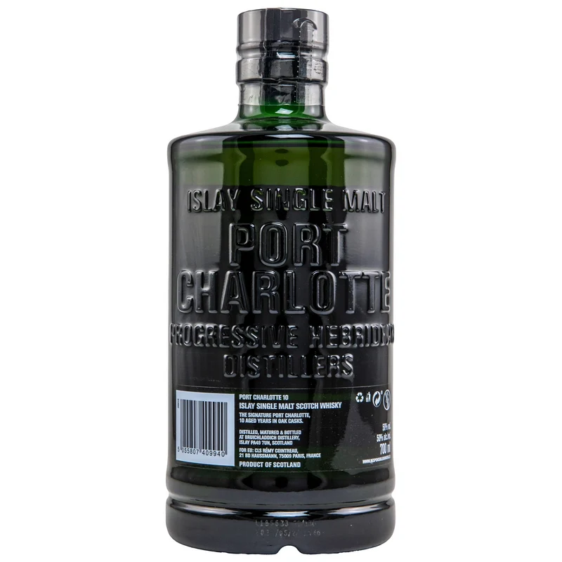 PORT CHARLOTTE - 10 Jahre Heavily Peated ohne Tube- 50% Vol.
