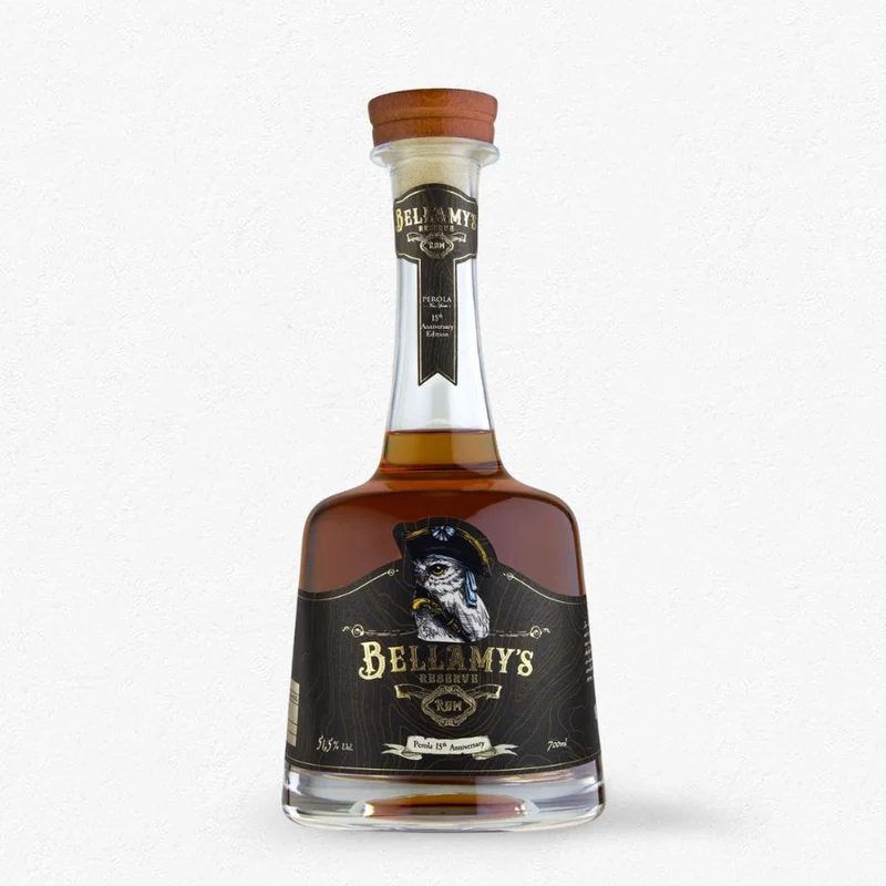 Bellamy's Reserve Rum Perola 15th Anniversary Edition 9-12YO Bourbon Cask Finish 51,5% 0,7L