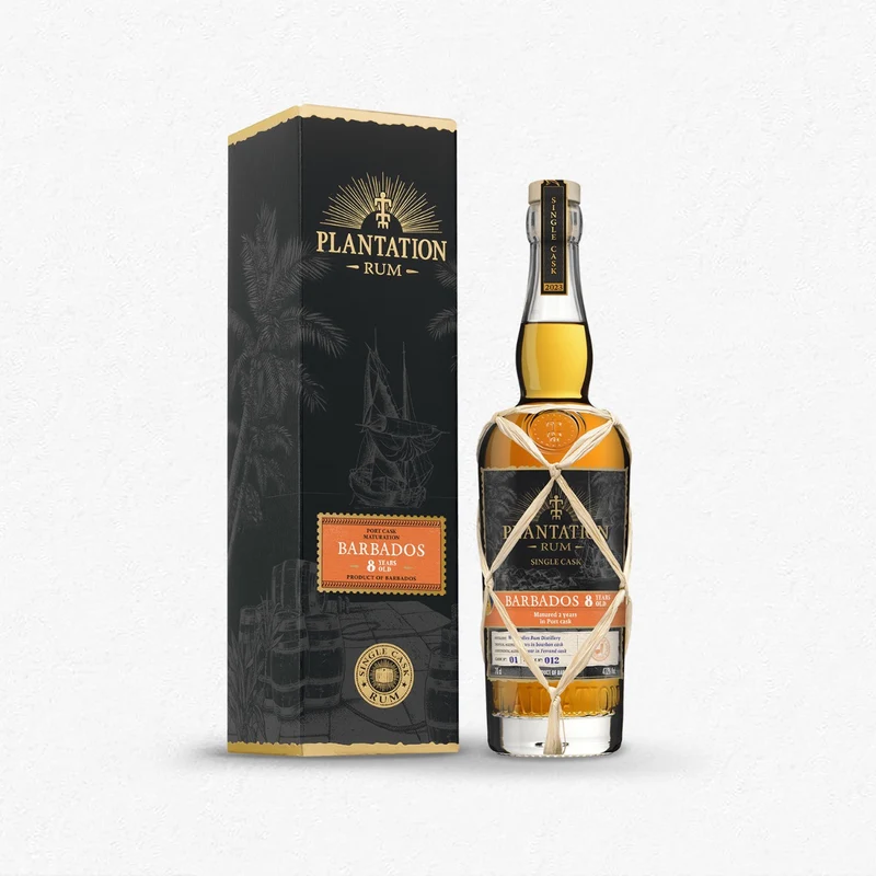 Plantation Barbados 8YO Single Cask Collection Rum 2023 Port Cask Finish 46,9% 0,7L