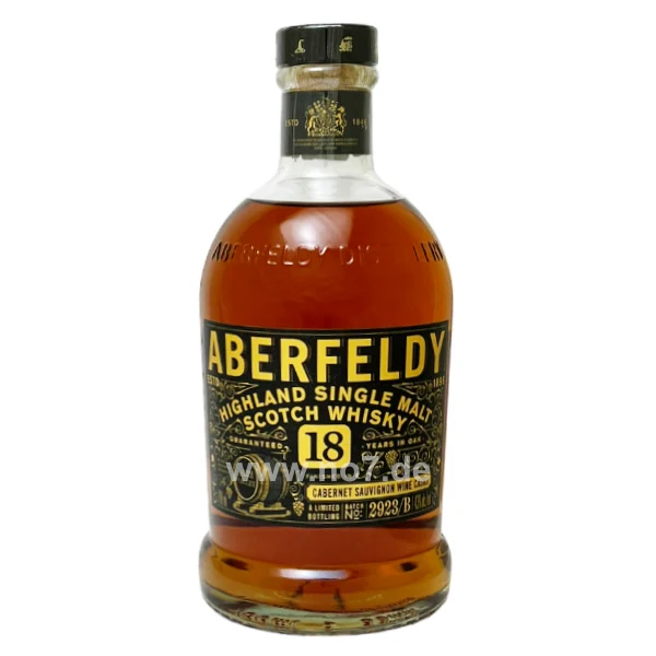Aberfeldy 18 Years Old Napa Valley Red Wine Casks Finish 0,7l