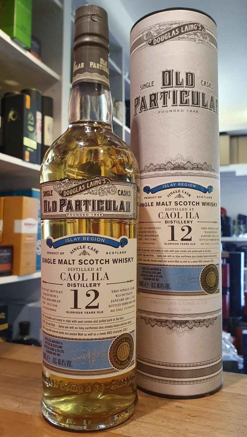 Caol Ila 12 Y single cask 2011 2023 Old Particular 48,4% vol. 0,7l Whisky Douglas Laing dl17166