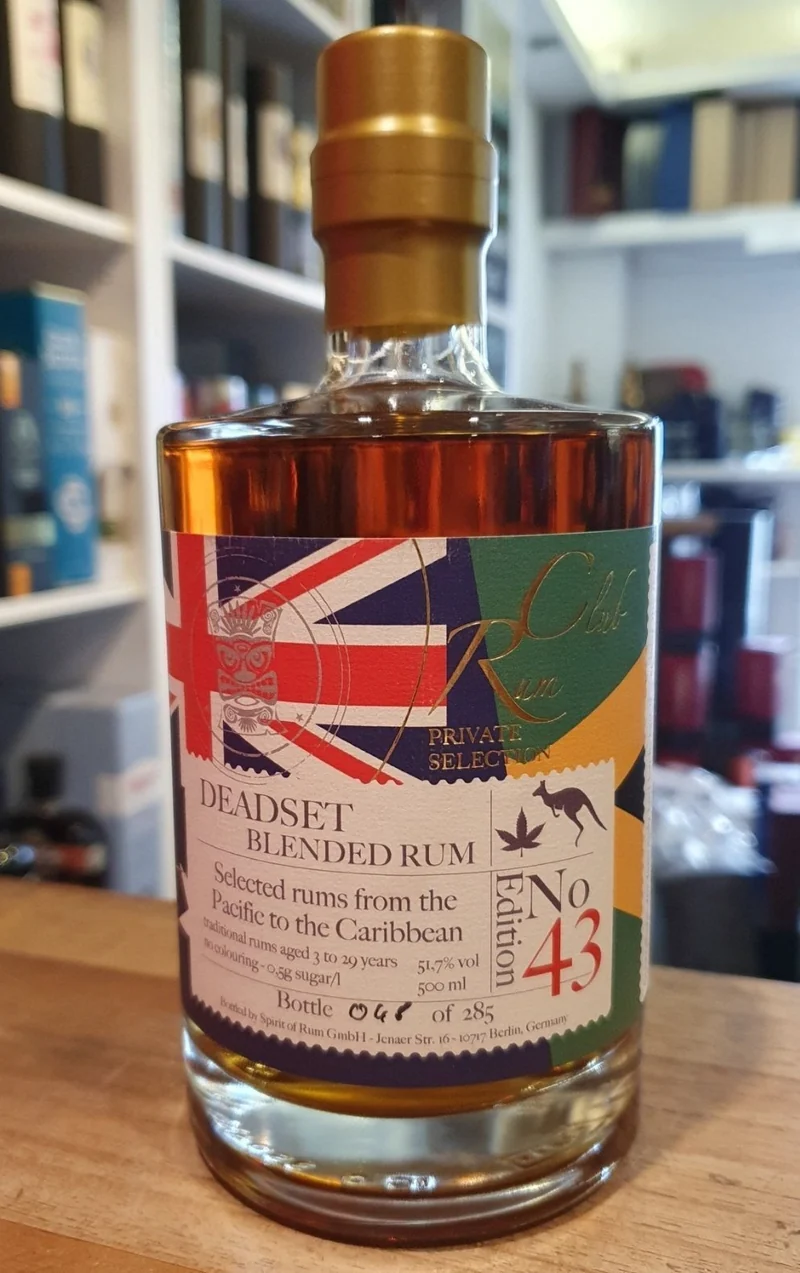 Rumclub Ed. 43 Deadset blend Guyana REV cask 51,7% vol. 0,5l Single cask Rum club