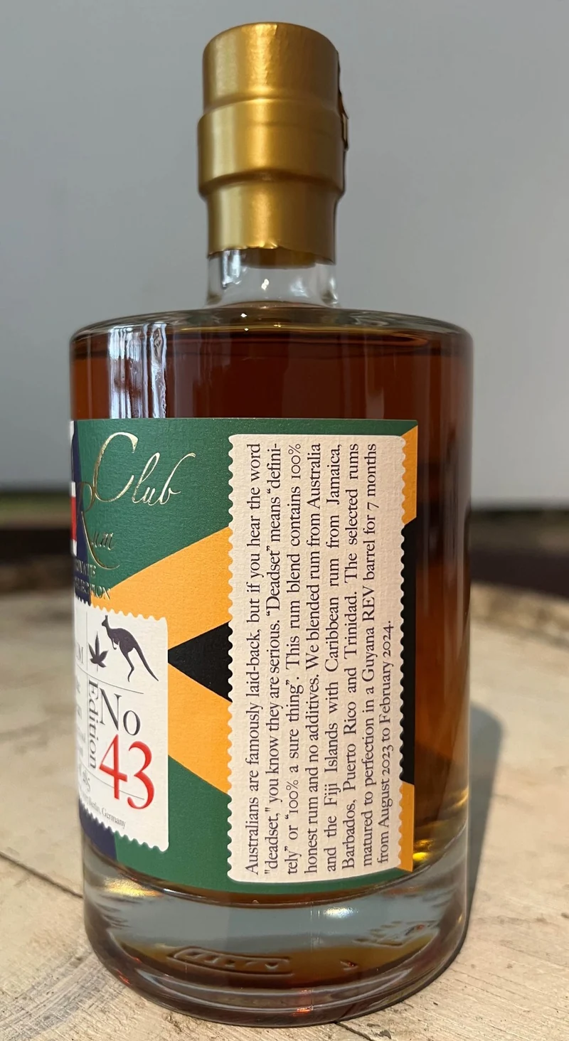 Rumclub Ed. 43 Deadset blend Guyana REV cask 51,7% vol. 0,5l Single cask Rum club