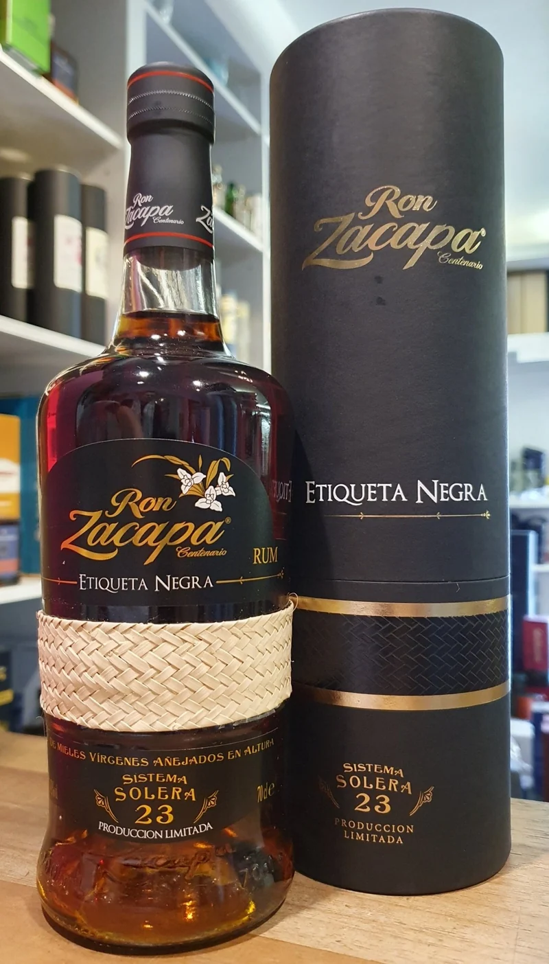 Ron Zacapa Etiqueta Negra Limitada 0,7 43%vol. Rum 23 Centenario Guatemala