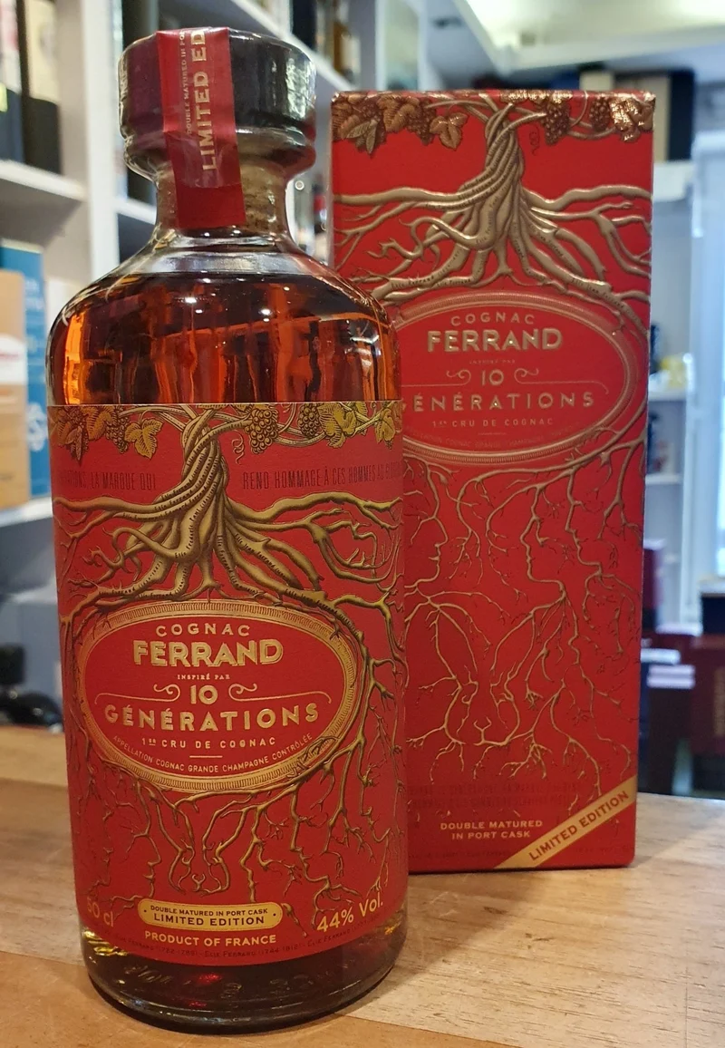 Pierre Ferrand 10 Generations Port wine Cask Cognac 0,5l 44% vol. Frankreich