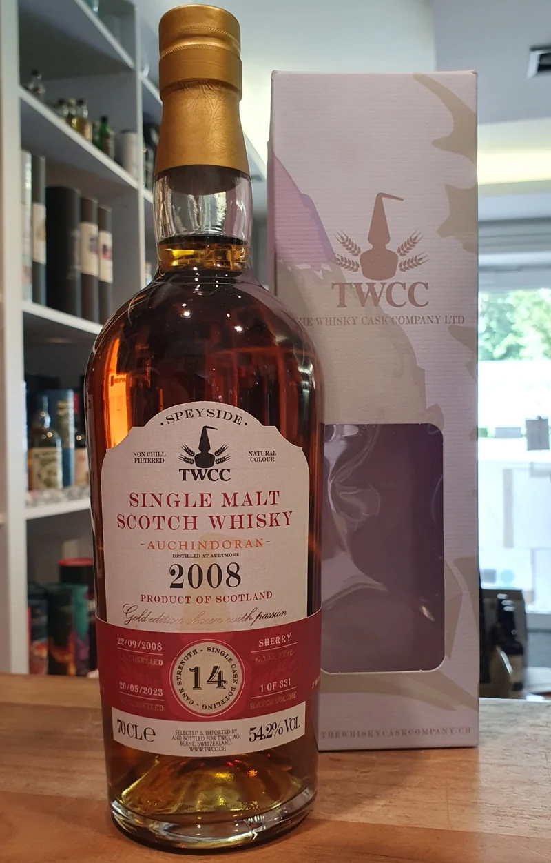 Aultmore Single cask 2008 Auchindoran Twcc 0,7l 54,2%vol. single cask The stillmans scotch Whisky