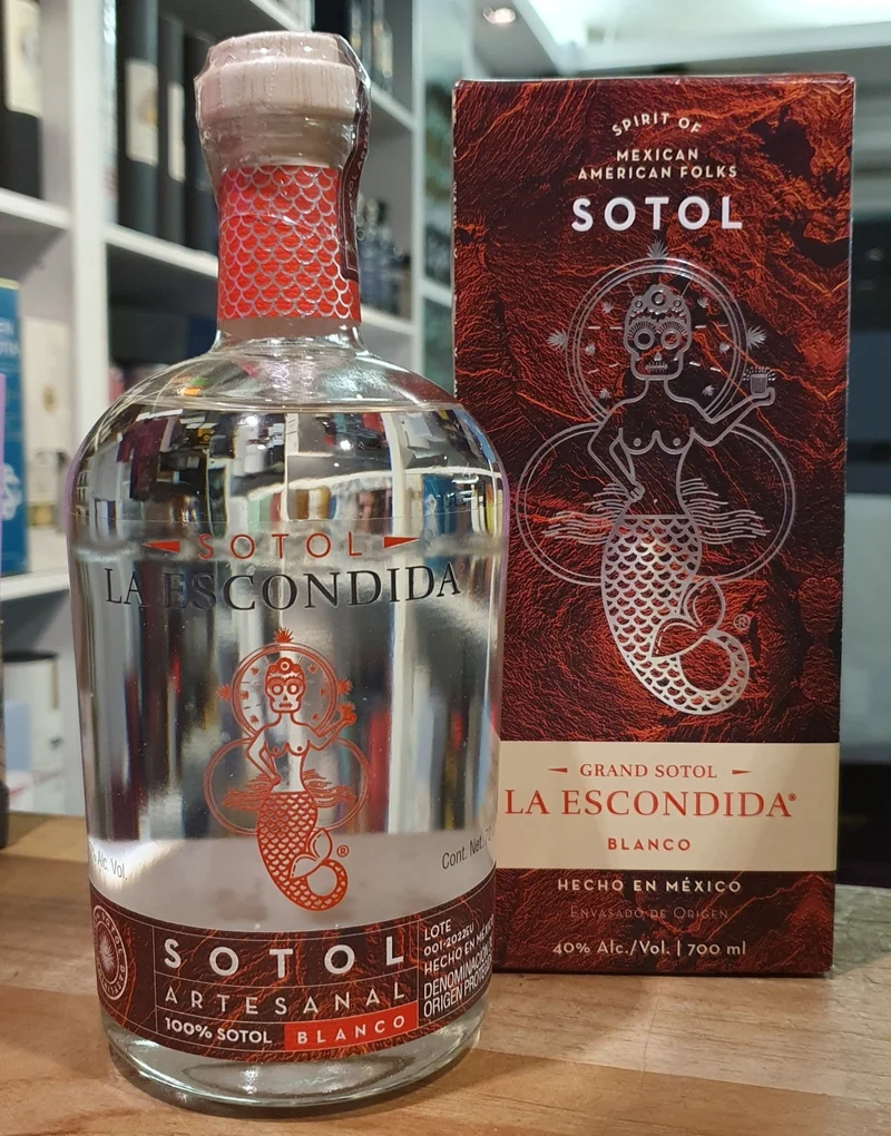 X La Escondida Sotol blanco Artesanal Mezcal 0.7l Flasche 40% vol.