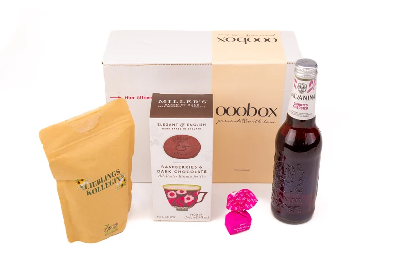 Geschenkbox Lieblingskollegin – Kekse, Blumen & liebe Worte