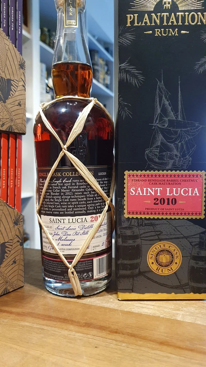 X Plantation Saint Lucia 2010 (John Dore) 0,7l 53,6% vol. single cask Rum Fassabfüllung Sonderedition