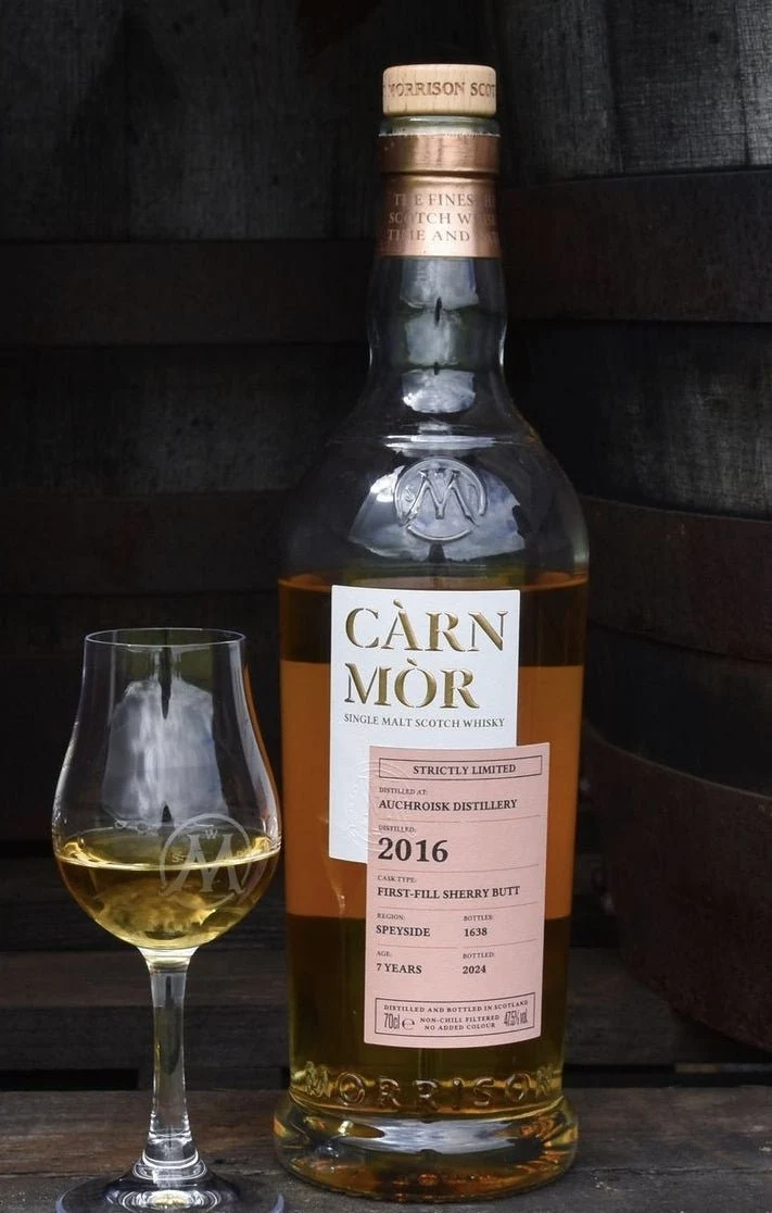 X Auchroisk 2016 2024 7y sherry butt Carn Mor 47,5% vol. 0,7l Strictly Limited speyside Whisky