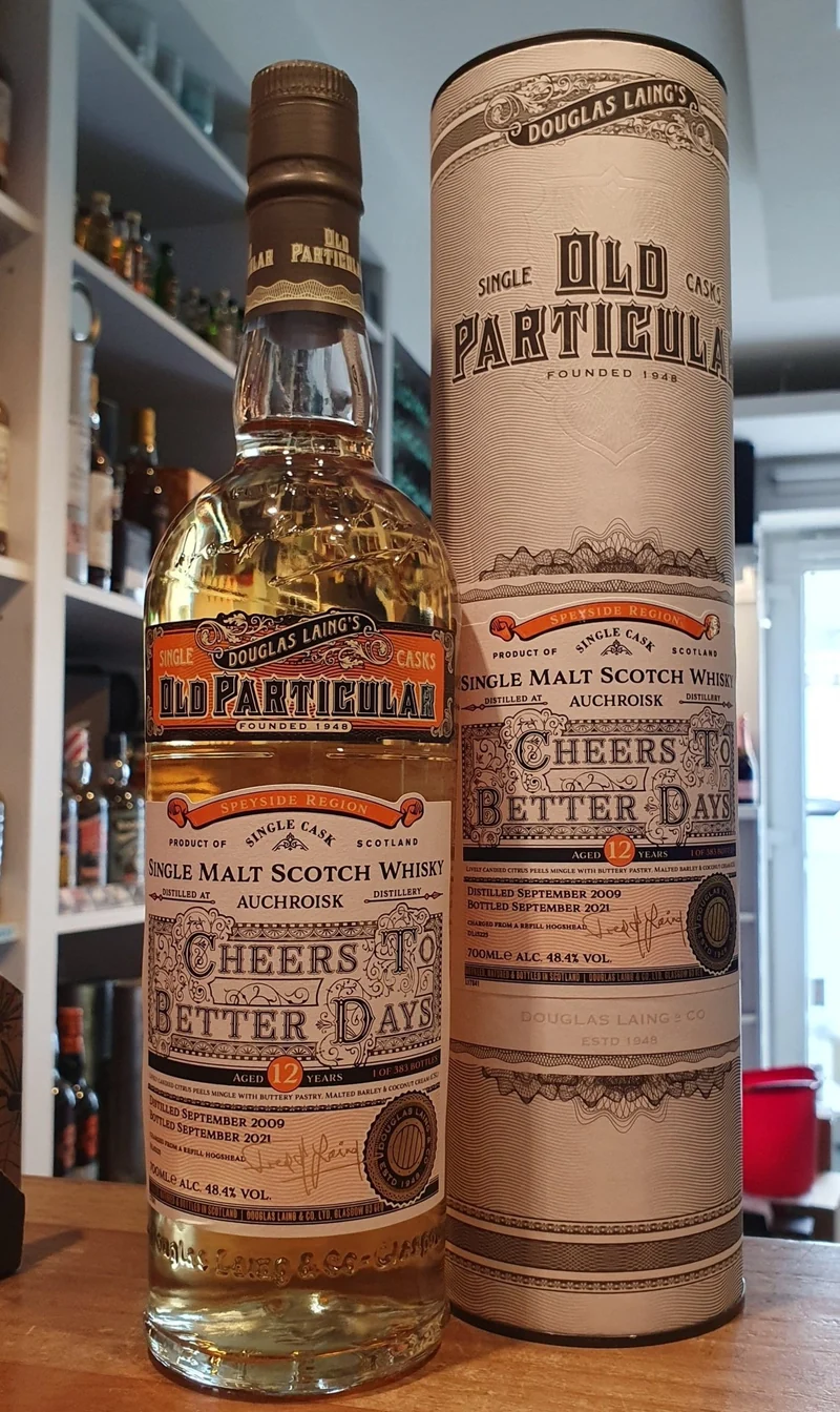 X Auchroisk 12Y single cask 2009 2021 Old Particular 48,4% vol. 0,7l Whisky Douglas Laing