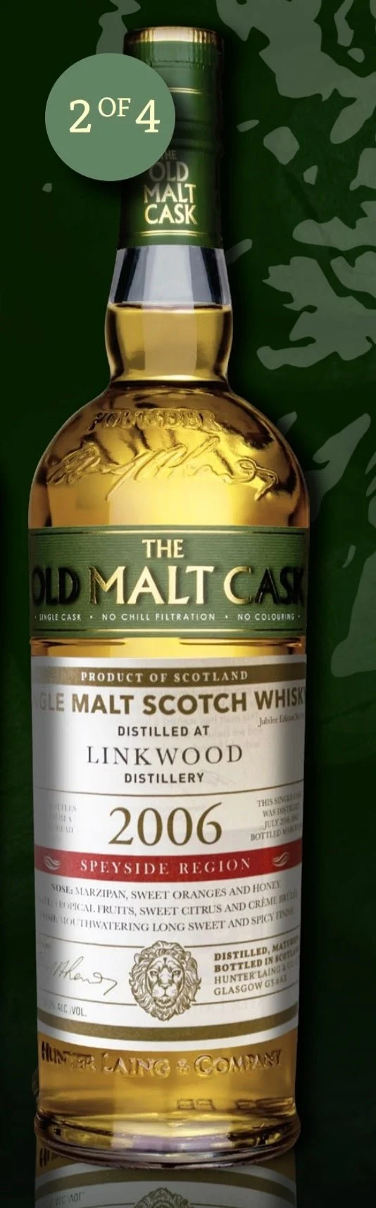 X Linkwood single cask 2006 2024 19 Y refill hogshead OMC 50% vol. 0,7l old malt cask Whisky Hunter Laing #hl21005 neu