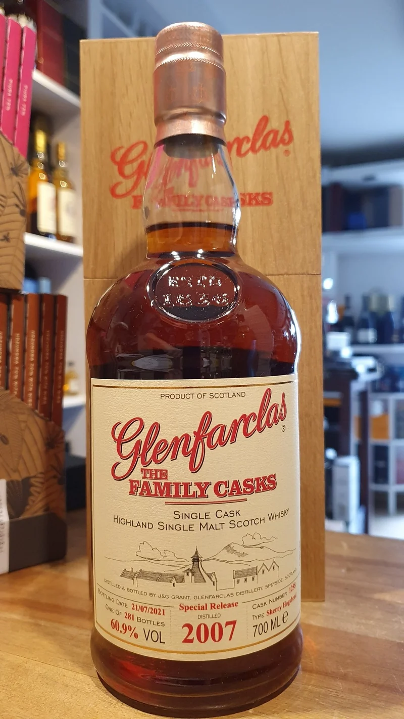 X Glenfarclas Family Single cask 2007 0,7l 60,9% vol. Premium Fassstärke Edition single malt scotch whisky