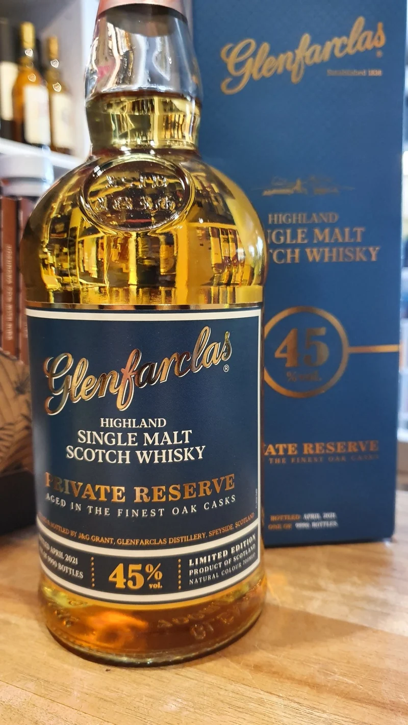 X Glenfarclas Private Reserve 2021 Edition 0,7l 45% vol. single malt scotch whisky