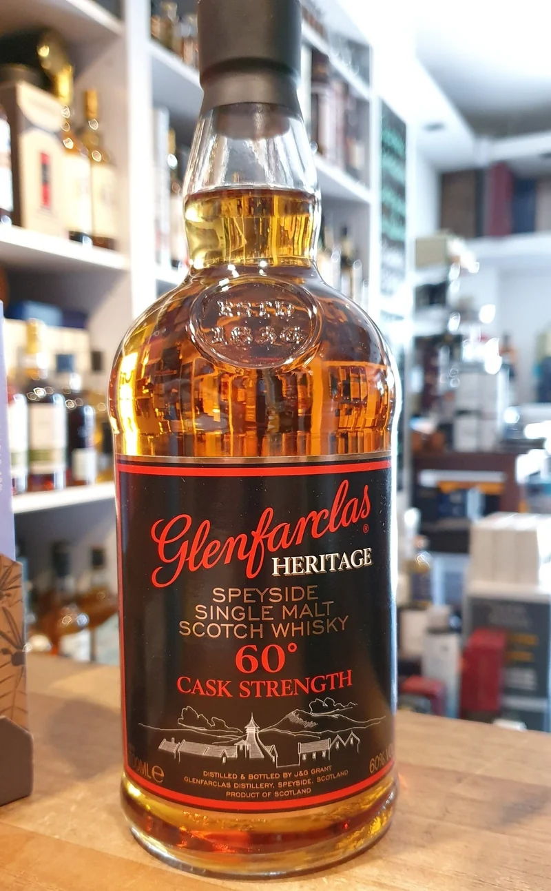 X Glenfarclas Heritage 60 cask strength 0,7l 60% vol. Speyside single malt scotch whisky
