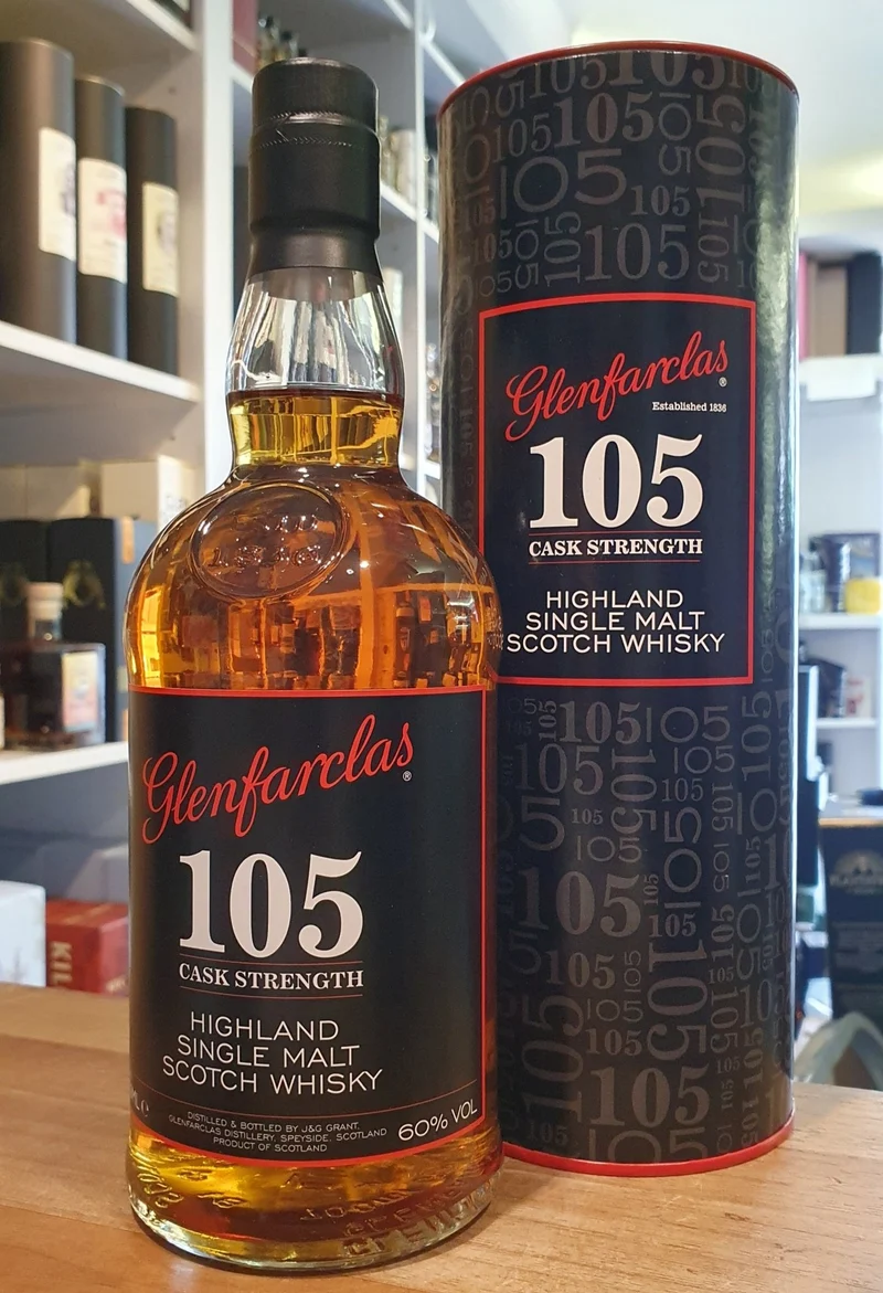 x Glenfarclas 105 single malt scotch whisky 0,7l 60% vol.