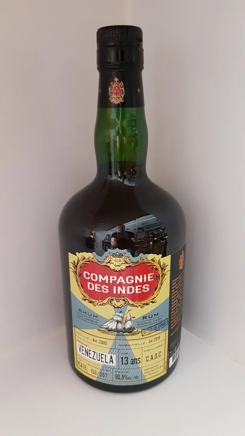 x Compagnie des Indes Venezuela 13 0,7l 60.8%vol. cdi Rum