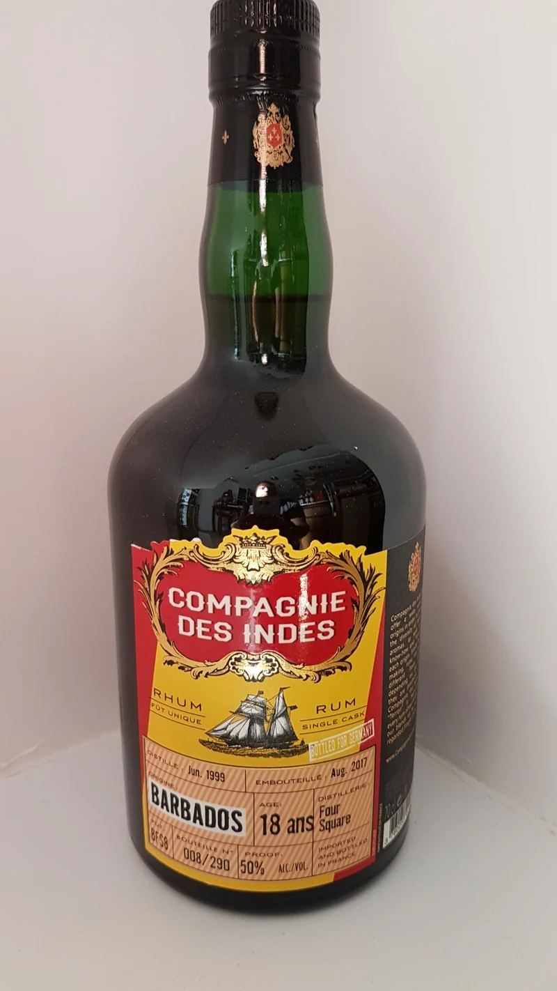 X Compagnie des Indes Barbados 18y cdi Foursquare 50 % vol. 0,7l