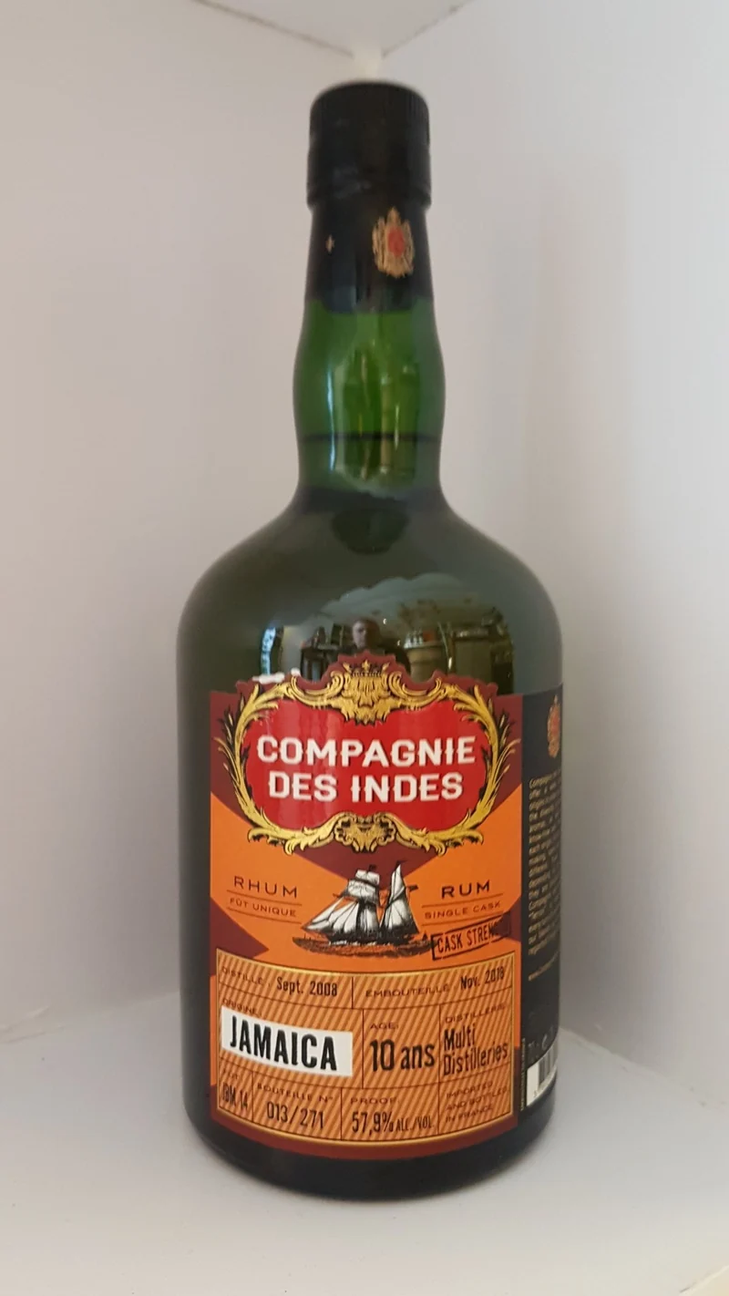 X Compagnie des Indes Jamaica 10 Multidestillers 0,7l 57,9%vol. cdi Rhum Rum Fassabfüllung