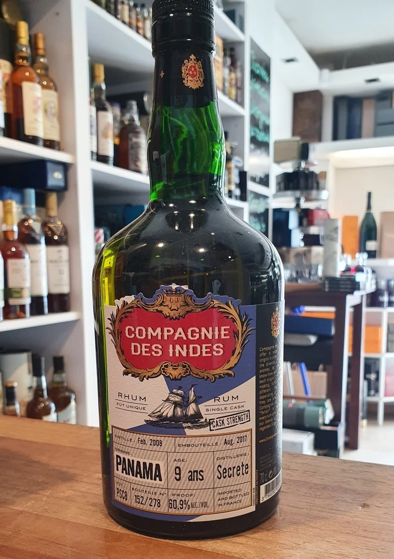 X Compagnie des Indes Panama 9 0,7l 60,9 %vol. cdi Rhum Rum Fassabfüllung Sonderedition limitiert auf ein Fass