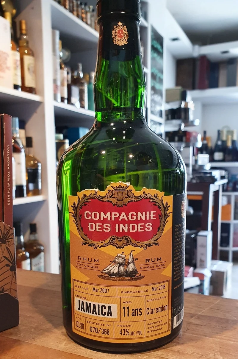 X Compagnie des Indes Jamaica 11 Y Clarendon 0,7l 43%vol. cdi Rum