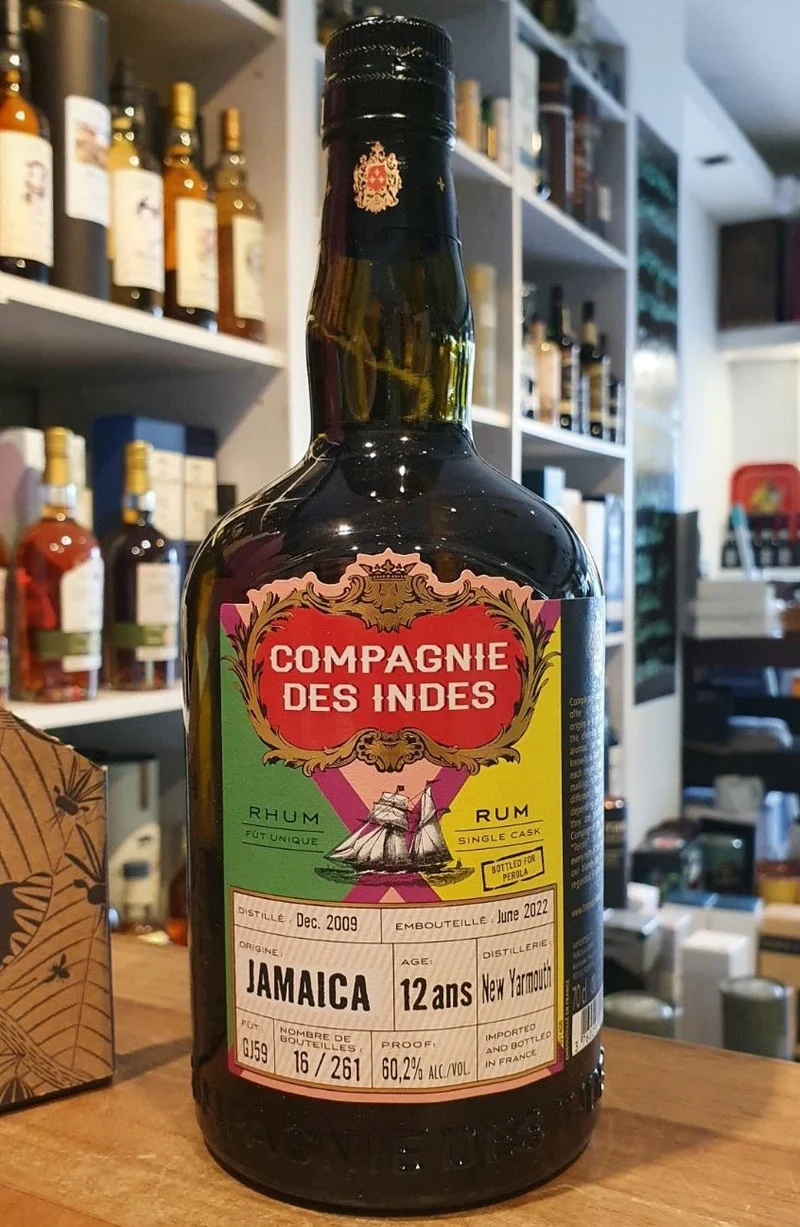 X Compagnie des Indes Jamaica 12 Y Jamaica 2009 New Yarmouth 0,7l 60,2 %vol. cdi Rum JNY