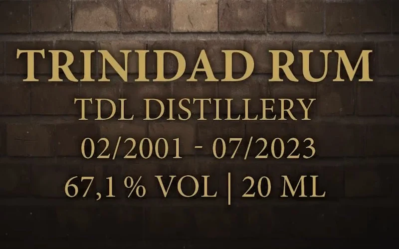 X RA Trinidad TDL 2001 2023 s #135 0,5l 67,1%vol. single cask Rum Artesanal