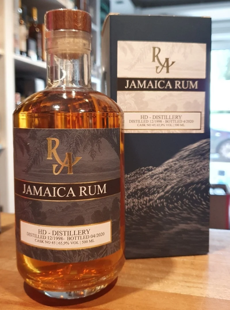 X RA Jamaica HD Hampden 1998 2020 HLCF 0,5l #45 65,9% vol.single cask Rum Artesanal