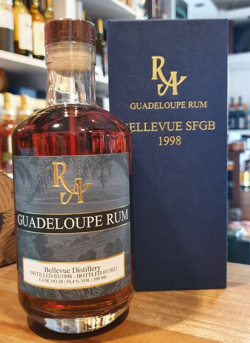 X RA Guadeloupe 1998 2022 24y Bellevue SFGB x Dist. 0,5l 59,4% vol. single cask Rum Artesanal