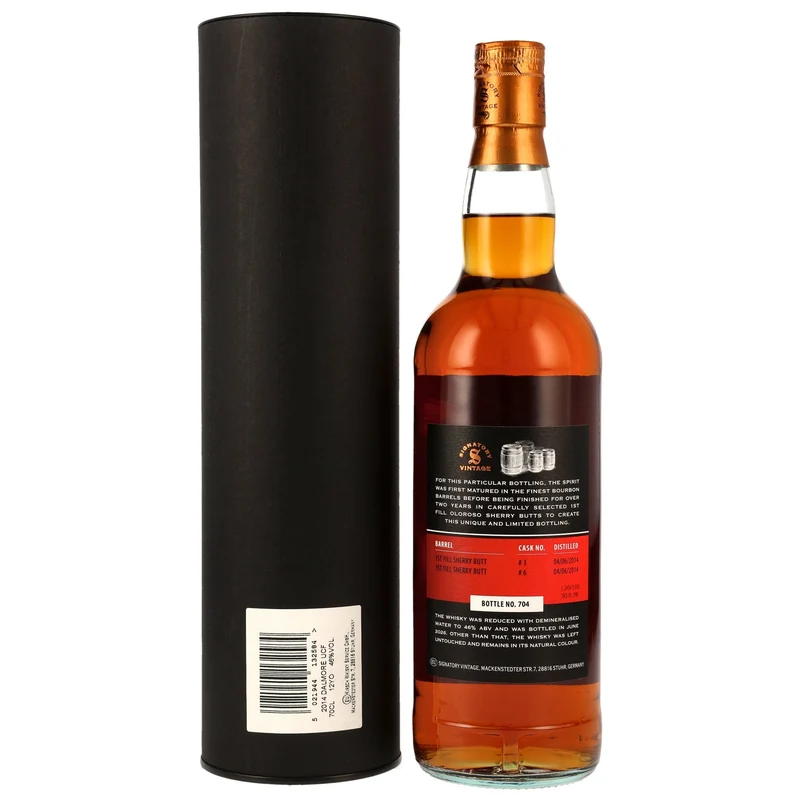 DALMORE - 2014/2026 12 Jahre 1st Fill Oloroso Sherry Butts Finish #3 + 6 - 46% Vol.