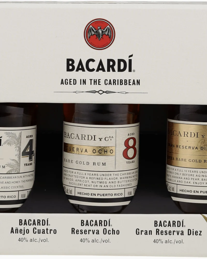 BACARDI - Discovery Pack Probierset 3x 0,1 L - 40% Vol.