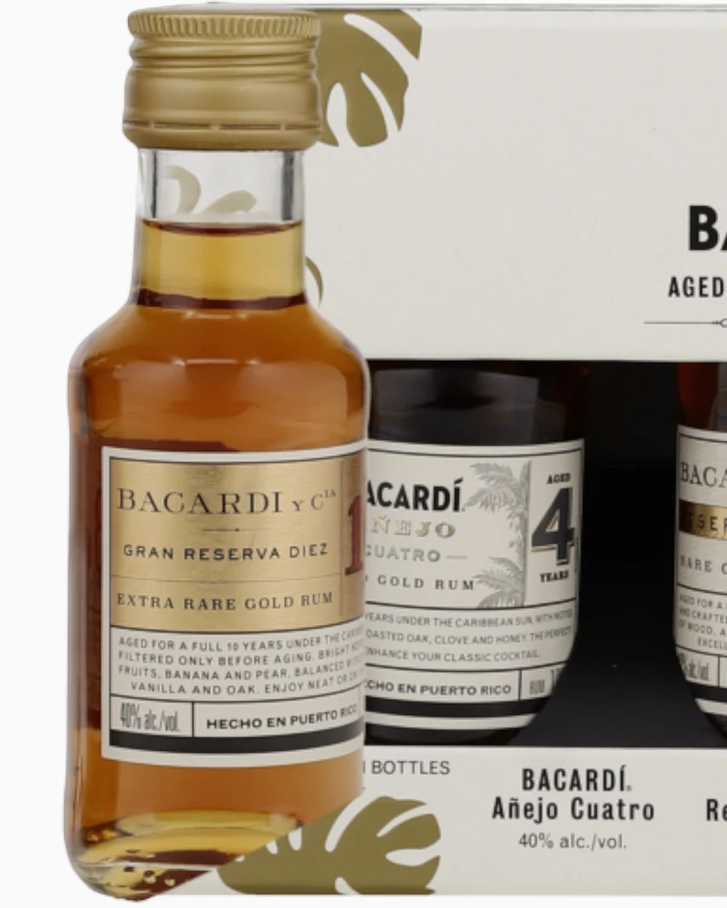 BACARDI - Discovery Pack Probierset 3x 0,1 L - 40% Vol.