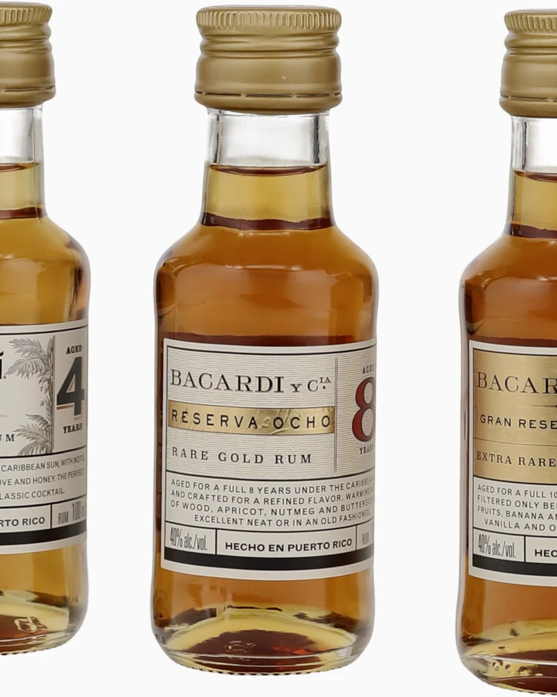 BACARDI - Discovery Pack Probierset 3x 0,1 L - 40% Vol.