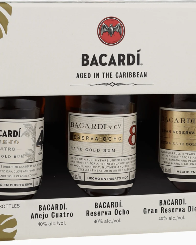 BACARDI - Discovery Pack Probierset 3x 0,1 L - 40% Vol.