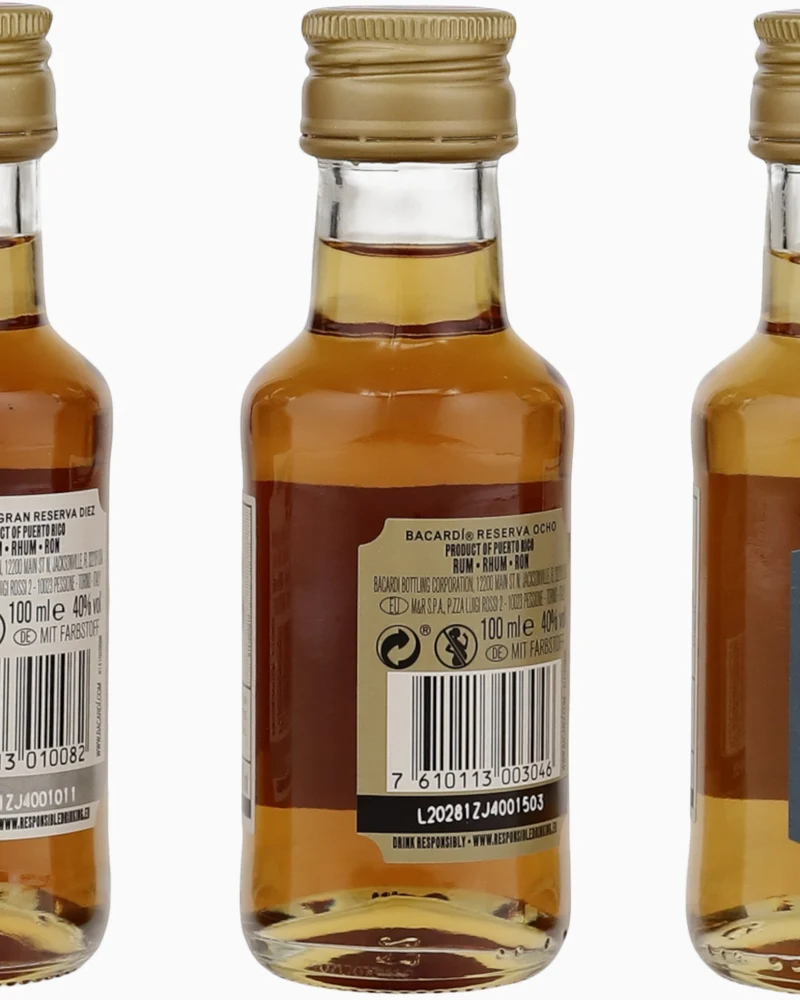 BACARDI - Discovery Pack Probierset 3x 0,1 L - 40% Vol.