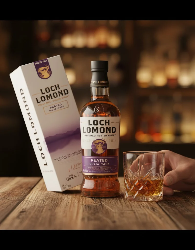 LOCH LOMOND - Peated Rioja Cask - 40% Vol.