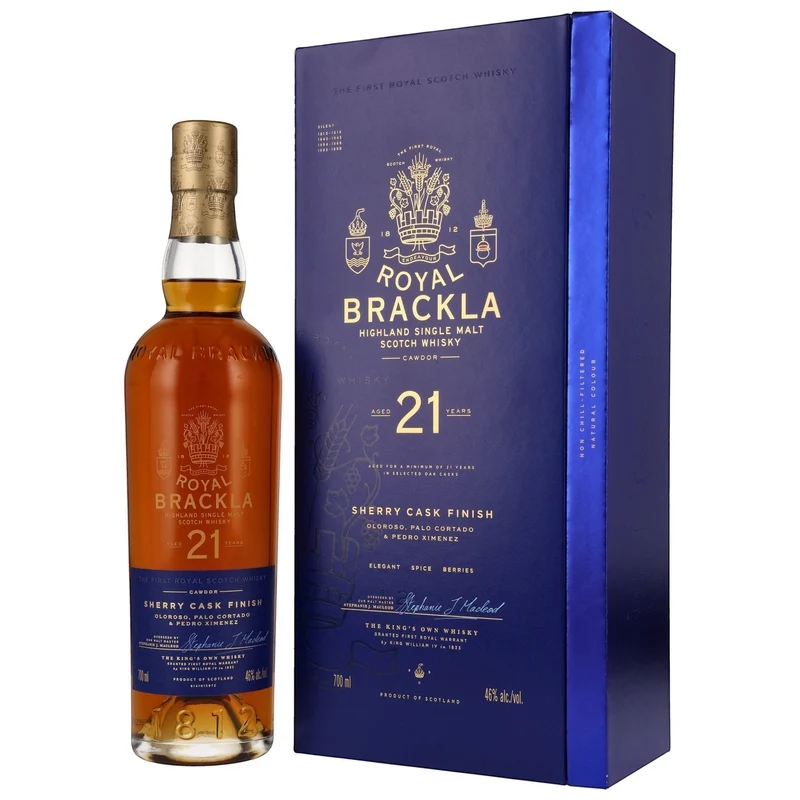 ROYAL BRACKLA - 21 Jahre - 46% Vol.