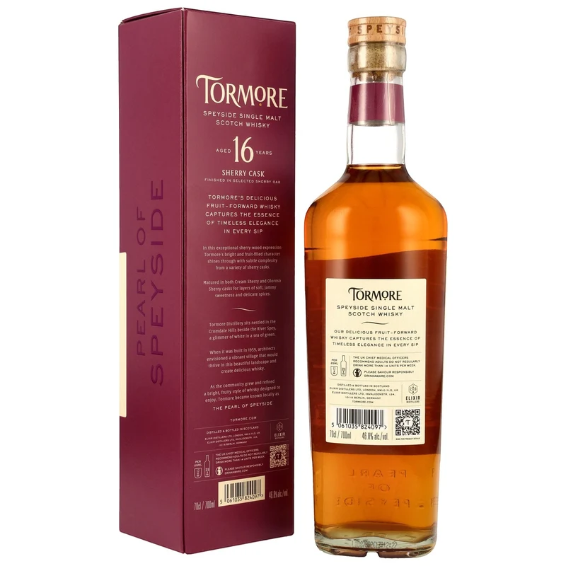 TORMORE - 16 Jahre Oloroso & Cream Sherry Casks - 46,8% Vol.