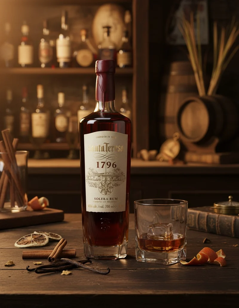 SANTA TERESA - 1796 Antiguo de Solera Rum Geschenkset - 40% Vol.