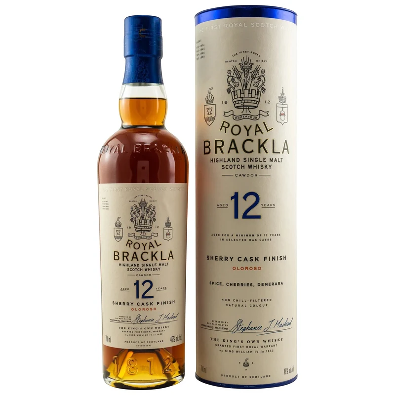 ROYAL BRACKLA - 12 Jahre - 46% Vol.