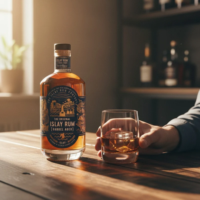 ISLAY RUM COMPANY - Islay Rum Barrel Aged ex Islay Whisky Cask - 46% Vol.