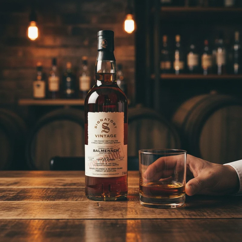 BALMENACH - 10 Jahre 1st Fill Oloroso Sherry Butts Finish Signatory 100 PROOF Edition #79 - 57,1% Vol.