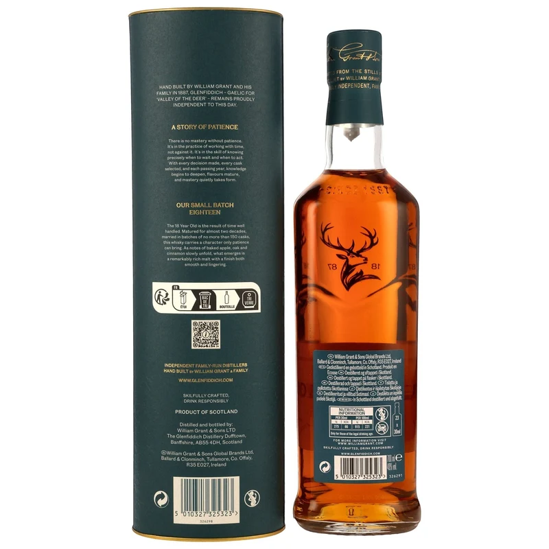 GLENFIDDICH - 18 Jahre Edition 2026 - 40% Vol.