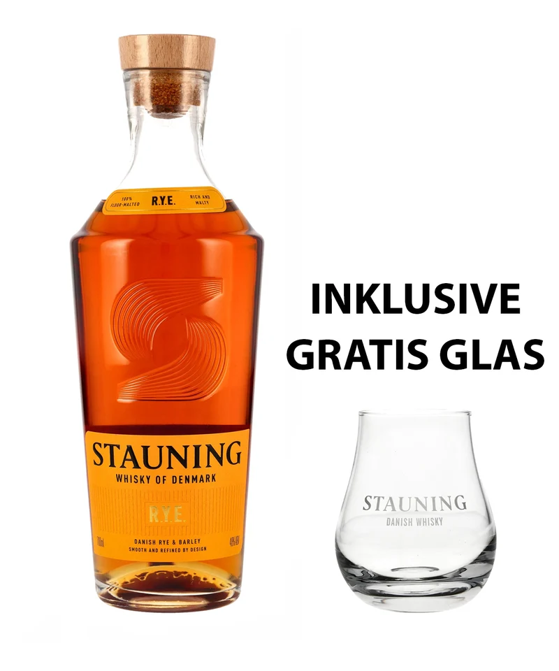 Stauning Malted Rye inklusive Glas