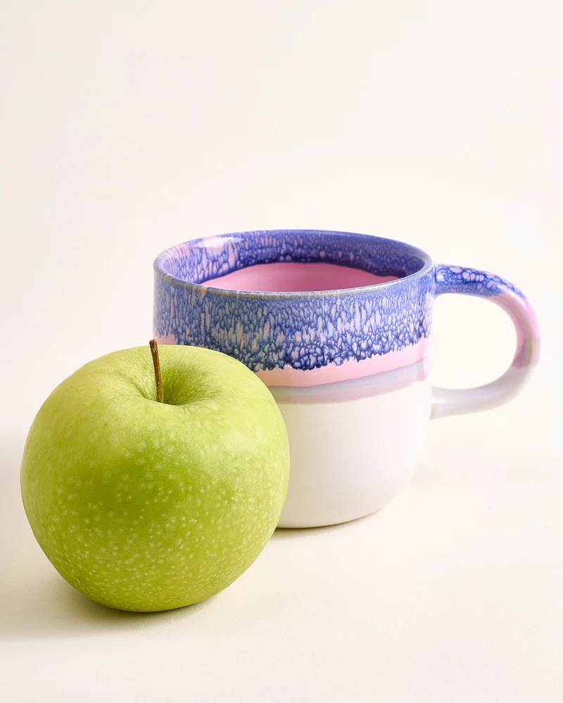Coimbra Tasse groß blau lila 4er-Set