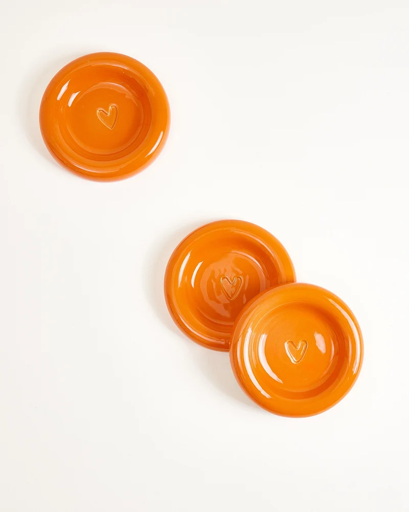 Seia Tasse & Untertasse Smile orange